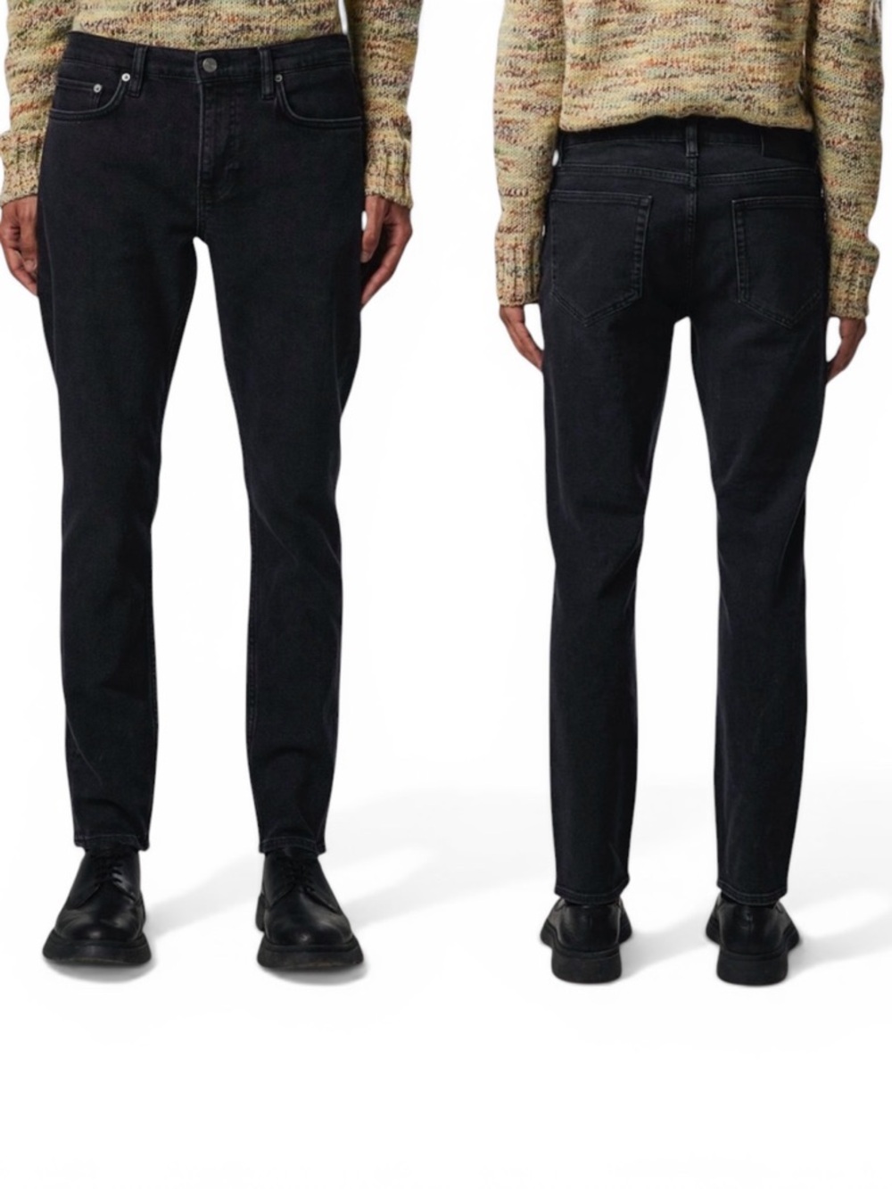 NNO7 Slater 1862 Slim Fit Narrow Leg Mid Rise Jeans Size 36